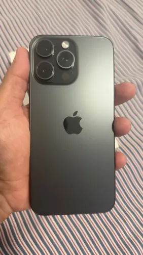 iphone 15 pro max 256gb bateria 99% space gray único dono