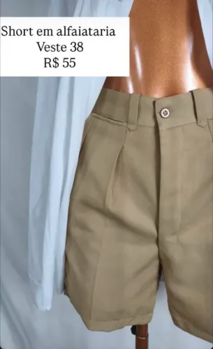 Short alfaiataria