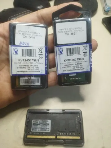 Memória DDR4 8GB NOTEBOOK (aceito cartão)