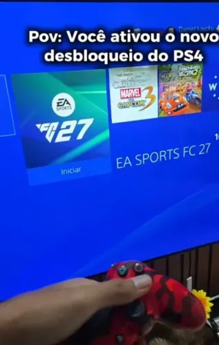 PS4 PRO DESBLOQUEADO com FC 27 e muito mais Jogos GRÁTIS!! Playstation 4 Completo na Caixa