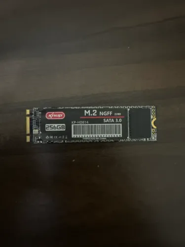 SSD M.2 2280 256GB Knup SATA 3.0 - Nunca usado - Alta Velocidade
