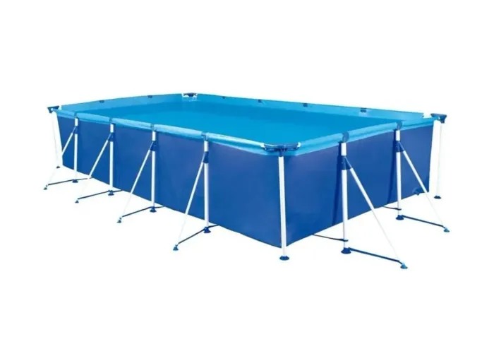 Piscina Estrutural Retangular Mor Premium 10.000 Litros + Filtro Bestway - Usada 1 Vez