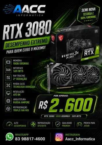 Placa de vídeo 3080