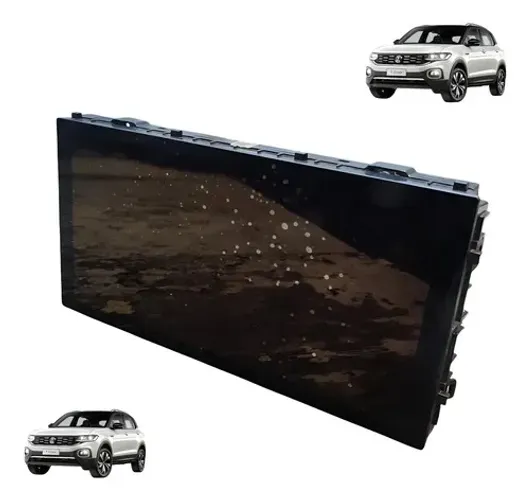 Tela Multimídia Mib2 Tcross Nivus Polo 2018 A 22 C/ Detalhe Preto
