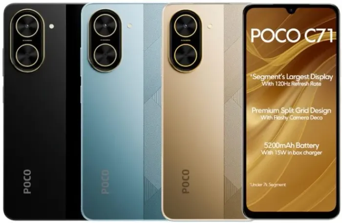 XIAOMI POCO C71 4G 3GBRAM 64GB ROM LACRADO CONSULTAR CORES