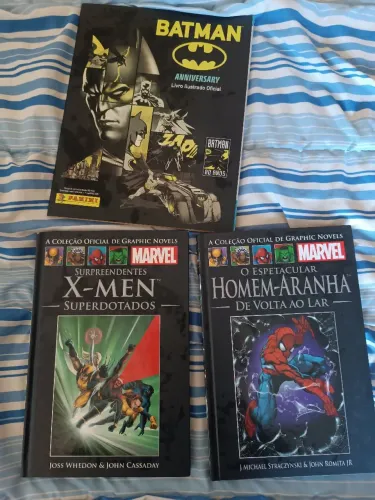 Vende-se livros 80 anos de aniversário Batman homem aranha,X Men