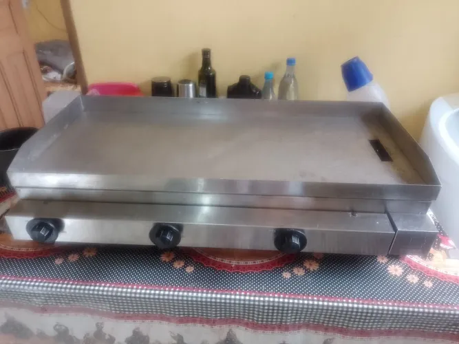 Chapa industrial edanca 80x40cm inox