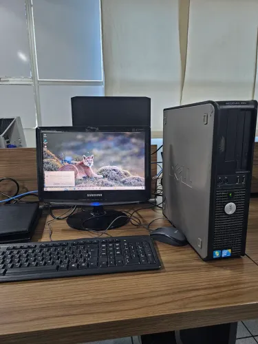 Computador completo ssd 120GB 4 GB RAM com monitor