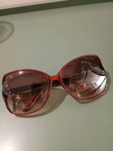 Óculos de sol Forever 21 marrom oversized