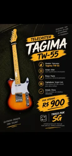 Telecaster Tw-55 Tagima