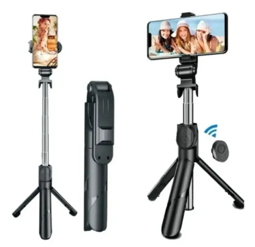Bastão de selfie Bluetooth c/ controle remoto