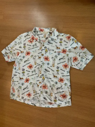 Camisa Havaiana Vintage Floral