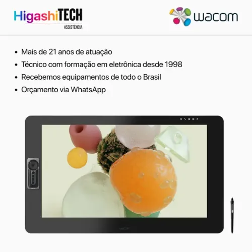 Assistência Técnica Wacom +de 21 anos no mercado
