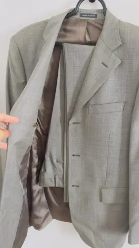 Terno Italiano pura lã virgem Lanifício Vitale Barberis Canonico