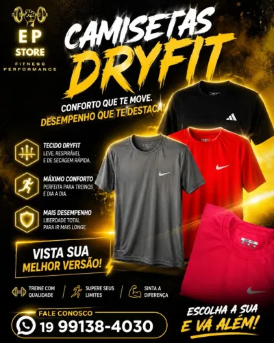 Camisetas Dryfit 