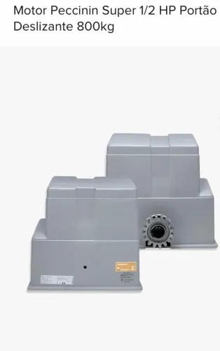 Motor Peccinin Super 1/2 HP Portão Eletrônico Deslizante 800kg