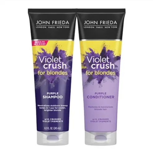John Frieda violet crush shampoo e condicionador 