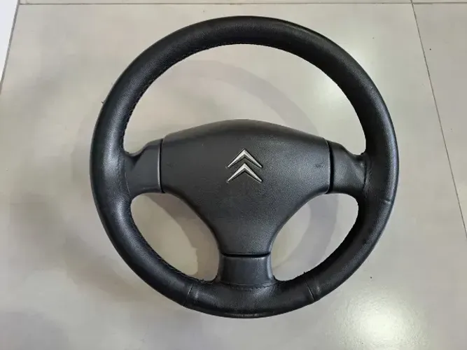 Volante Citroen em Couro C3 2011 Original Com Mínimo Detalhe