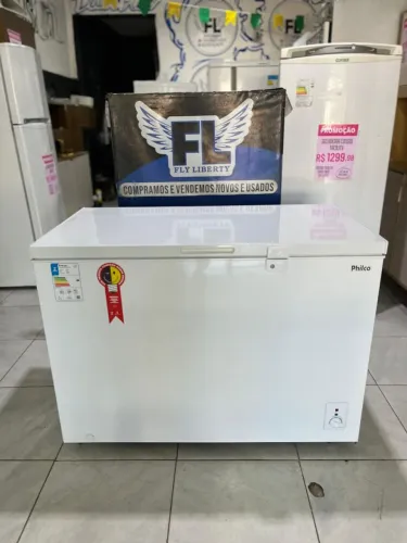 FREEZER NOVO HORIZONTAL PHILCO 300 LITROS 