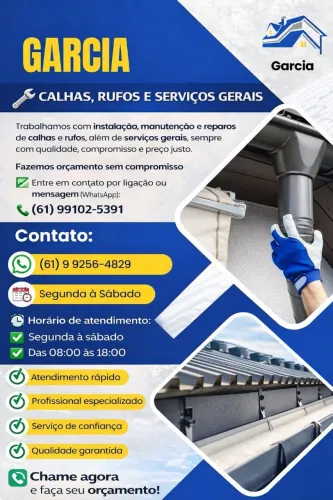 Calhas e rufos serviços gerais 