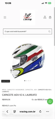 Capacete AGV K3 IL Laureato 