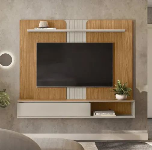 Painel Home Montreal 160 Nature Off White