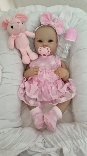 Bebê Reborn toda em silicone PROMOÇÃO