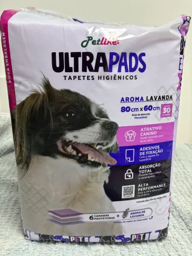 70 unidades de Tapete higiênico UltraPads 80cm x 60cm