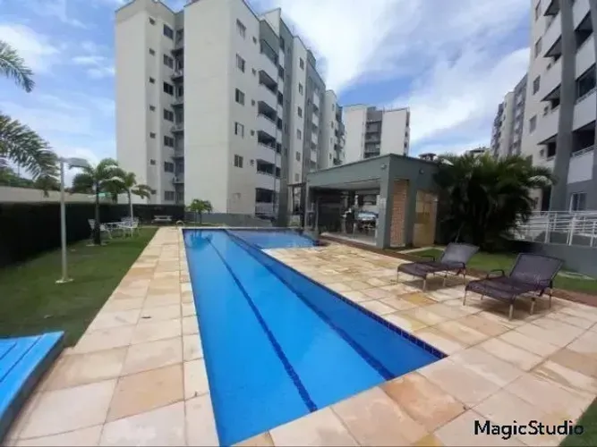 Apto 02 quartos 02 banheiros 02 vagas no Cond Villa Milano no Pq 2 irmãos port 24 hs Pisci