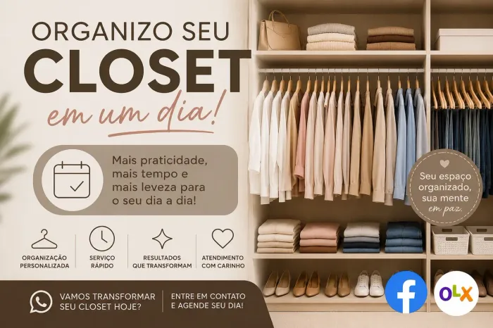 Organizo seu closet