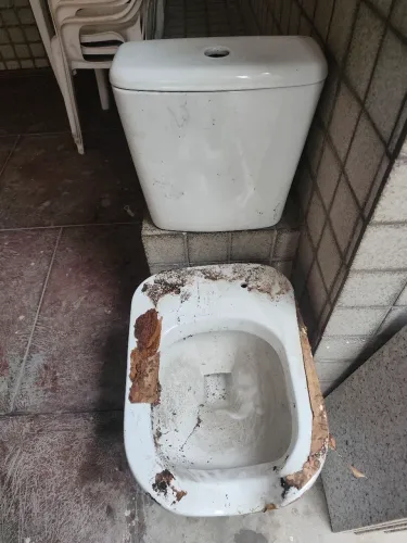 Vaso sanitário com abertura frontal deca
