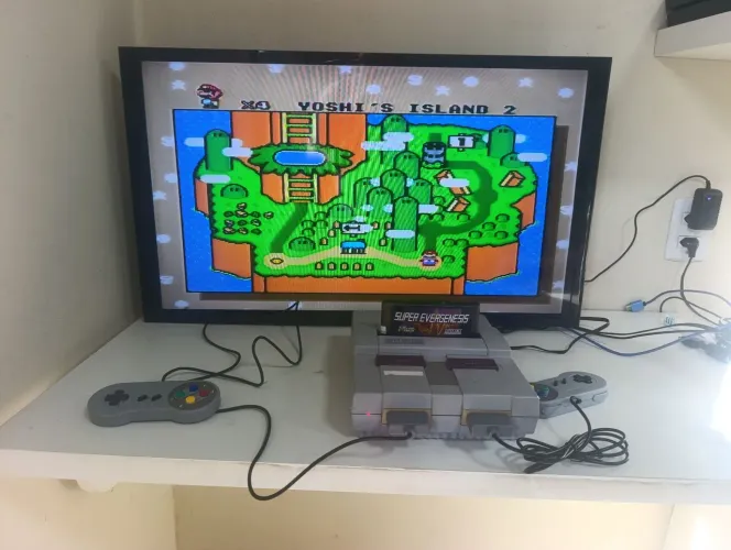 Super Nintendo + 1.000 jogos  (24x no cartão de crédito)