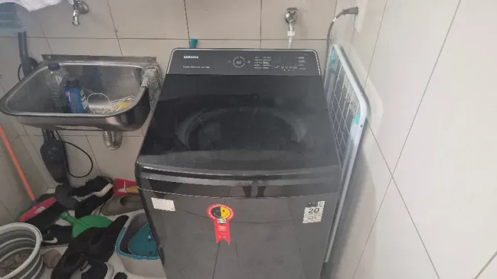 Lavadora Samsung Smart Digital Inverter WA17CG Black 17kg