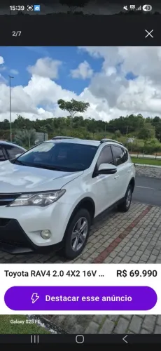 Toyota RAV4 2.0 4X2 16V Aut. 2015