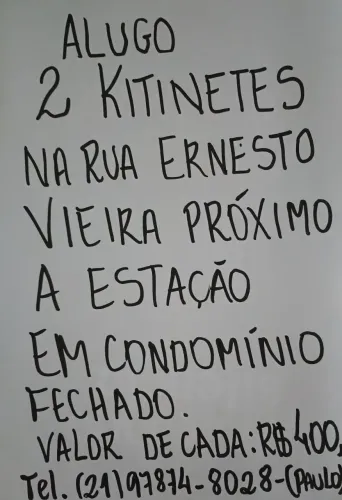 Aluguel de kitinete