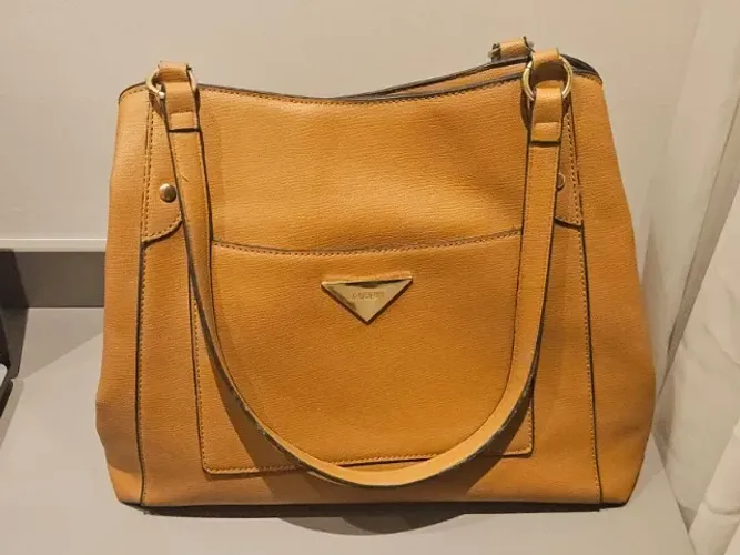 Bolsa Feminina Grande Satinato Caramelo Ombro / Tote