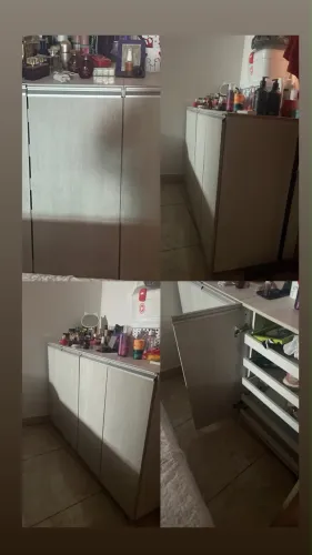 Sapateira multiuso em madeira