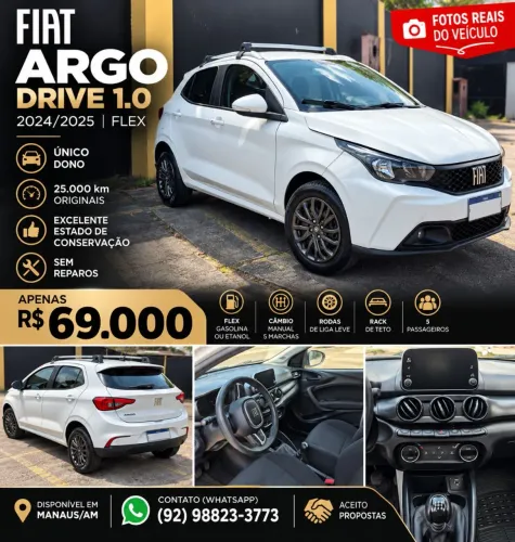 Fiat Argo Drive 1.0 6V Flex 2025