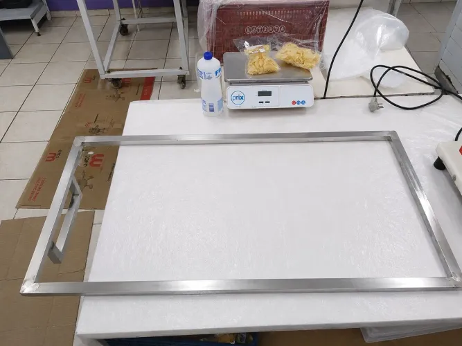 Quadro de Inox 304 para Moldas Doces e Outros