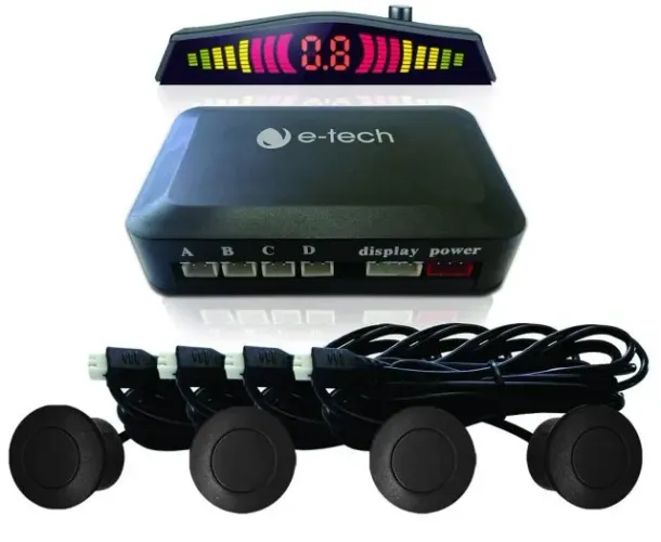 SENSOR DE ESTACIONAMENTO EMBORRACHADO 18MM E-TECH EB