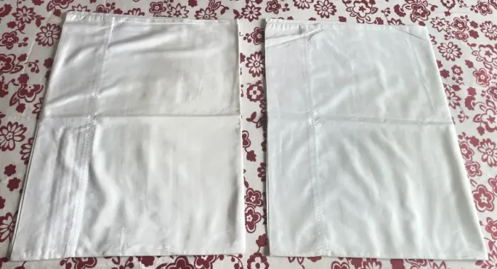 2 FRONHAS EARL WILSON ALGODÃO BRANCAS MADE IN INDIA