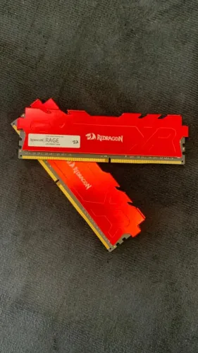 16GB (2X8GB) 3200MHZ REDRAGON VERMELHA