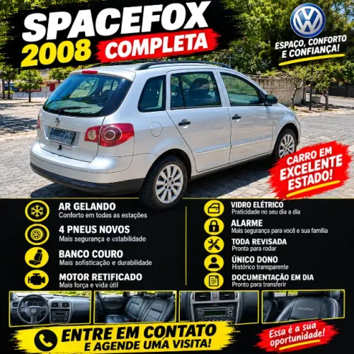 Volkswagen Spacefox 1.6/ 1.6 Trend Total Flex 8V 5P 2008