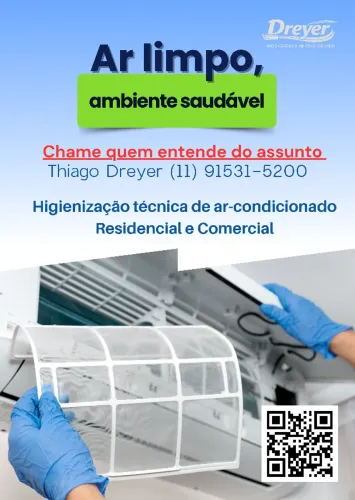 higienização de ar condicionado split e portátil
