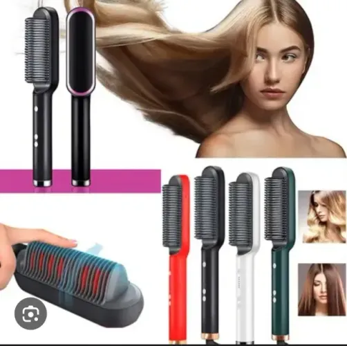 Escova alisadora 3 em 1 Nova