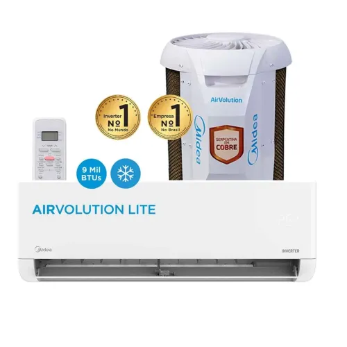 Ar condicionado, Midea, inverter, 9000 BTUs