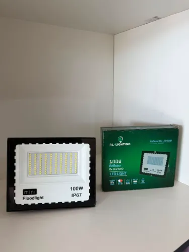Refletor LED SMD 100W IP67 Branco Frio 6500K