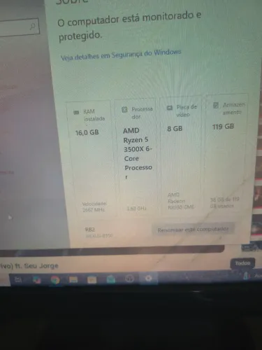 Processador gamer Ryzen 5 3500x