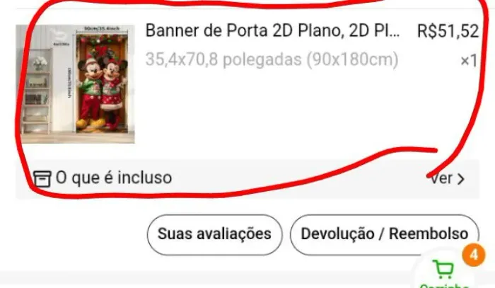 banner de natal Disney 