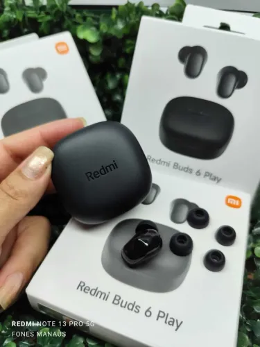 Fone De Ouvido Sem Fio Xiaomi Redmi Buds 6 Play Bluetooth5.4 Preto